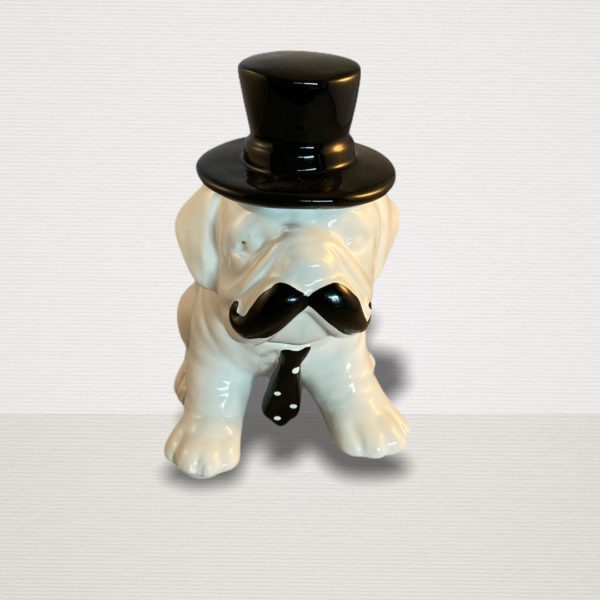 Buldog zwart/wit