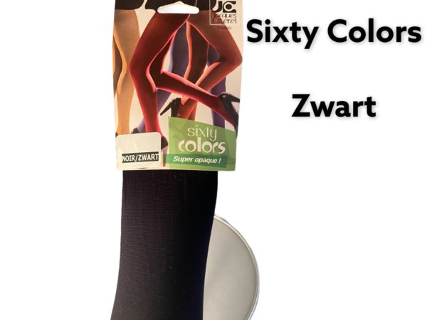 Panty Sixty Colors 60 DEN - Zwart
