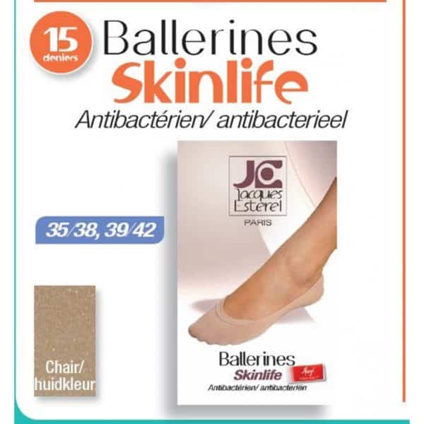 Kousenvoetjes ballerina Skinlife Antibacterieel