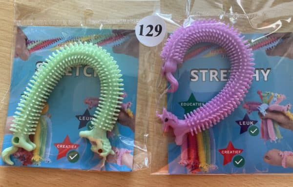 Stretchy Set Eenhoorn paars/groen