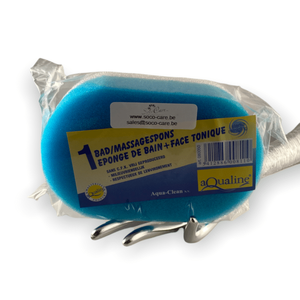 Badspons Massagezijde - Blauw
