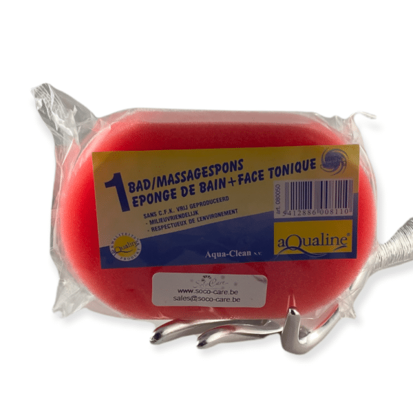 Badspons Massagezijde - Rood