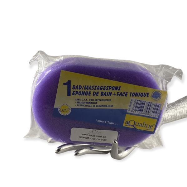 Badspons Massagezijde - Paars