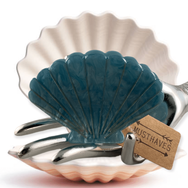 Haarspeld Schelp - Blauw