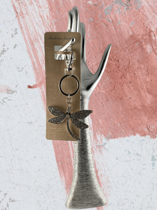 Sleutelhanger Strass Libelle