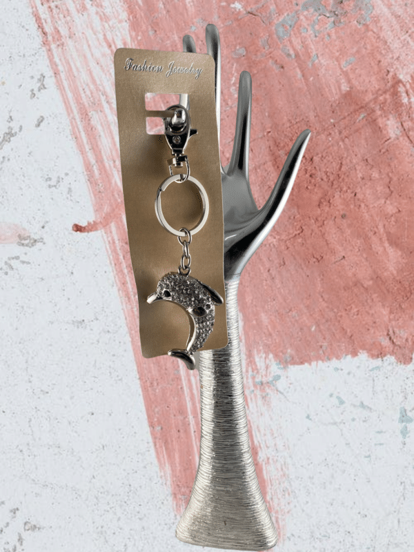 Sleutelhanger Strass Dolfijn
