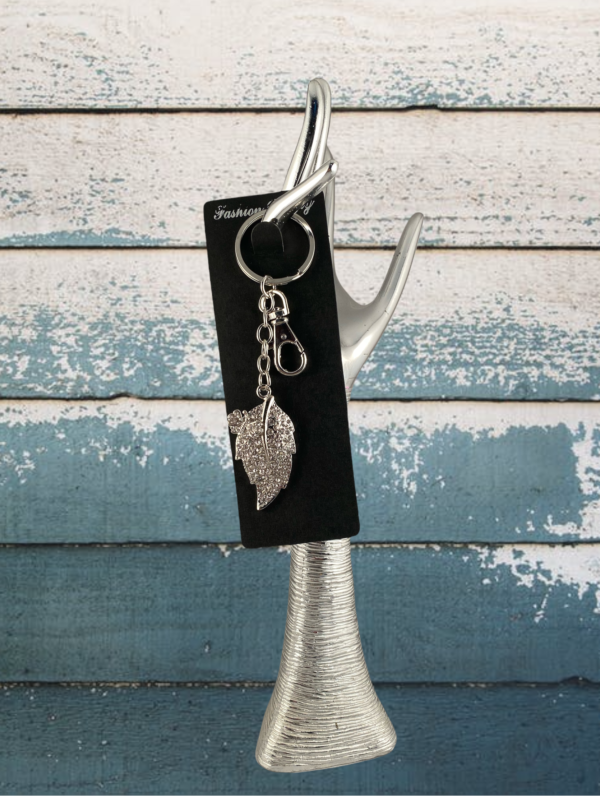 Sleutelhanger Strass Blad