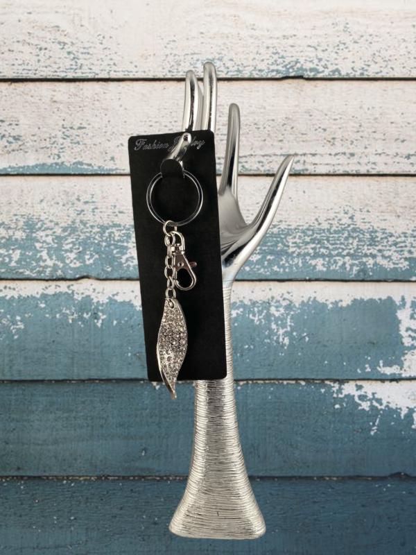 Sleutelhanger Strass Bloemblad