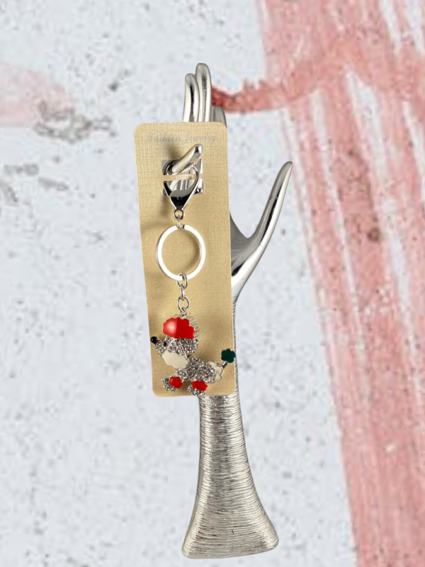 Sleutelhanger Strass Hond